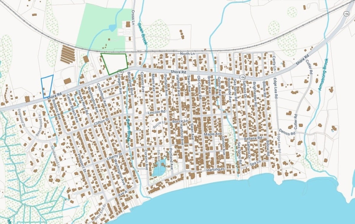 Staging Map Sewer Project Staging Areas Draw Scrutiny From Old Lyme Zoning ...