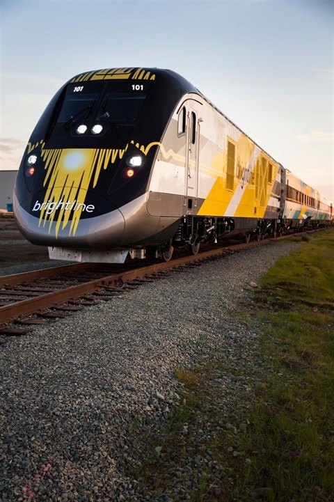 Train on train tracsk